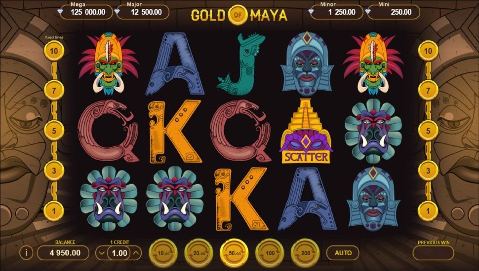 Gold of Maya Online Slot by Gamzix