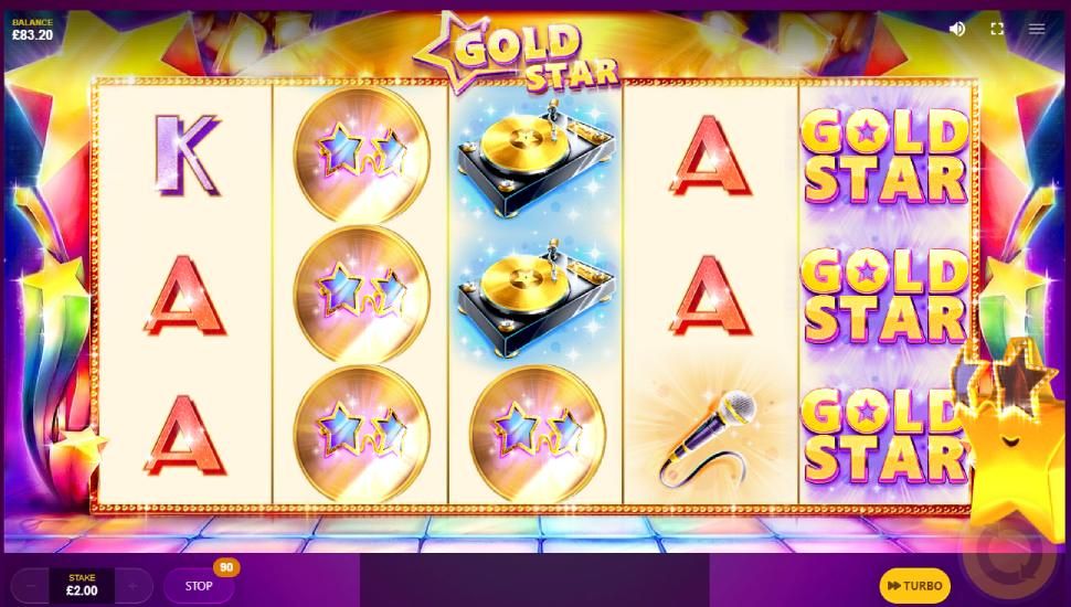 Gold Star slot - feature