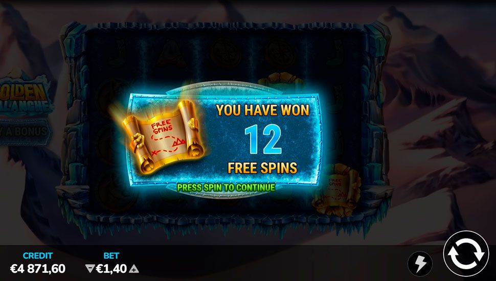 Golden Avalanche slot Avalanche Free Spins