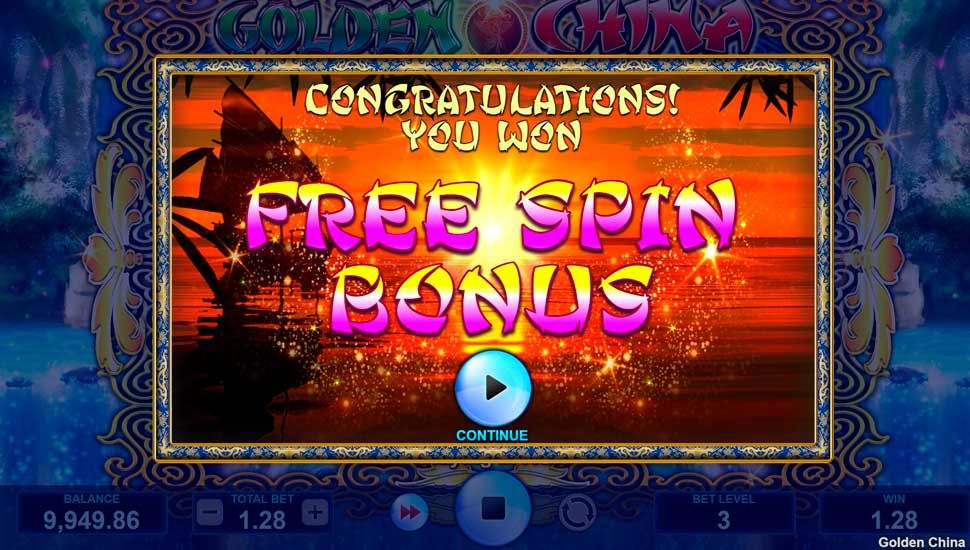 Golden China slot Free Spins Bonus