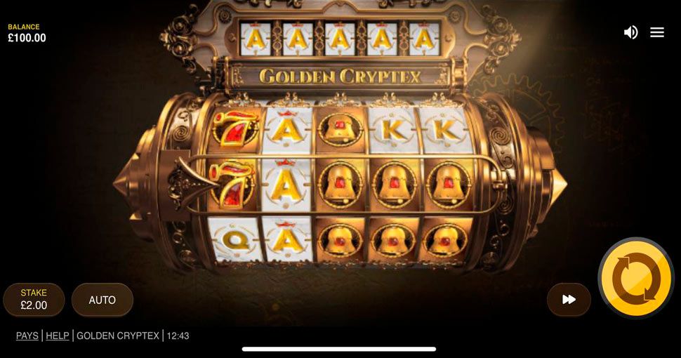 Golden cryptex slot mobile