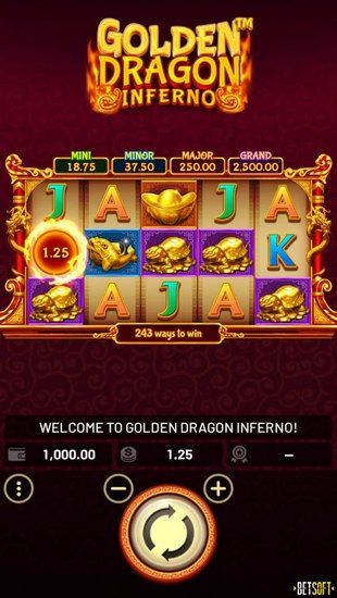 Golden Dragon Inferno Slot Mobile