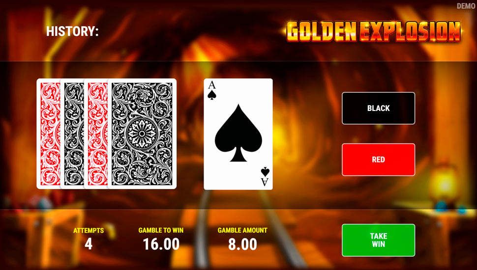 Golden Explosion slot Gamble Round