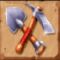 Pickaxe and Shovel symbol
