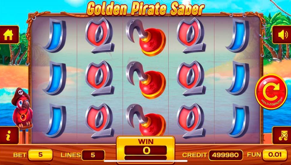 Golden Pirate Saber slot mobile