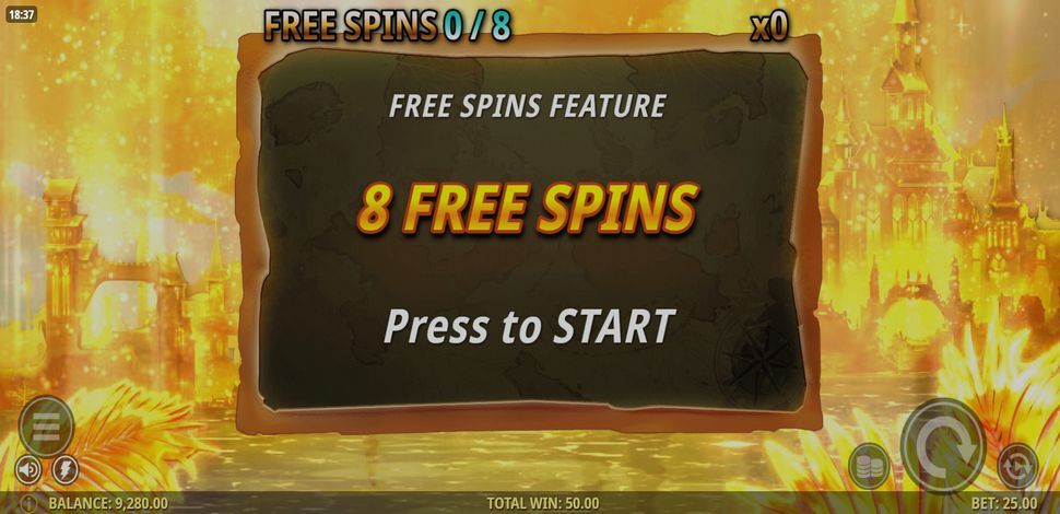 Golden Pirate Slot - Free Spins