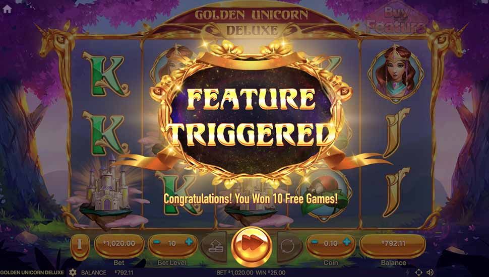 Golden Unicorn Deluxe slot Free Spins