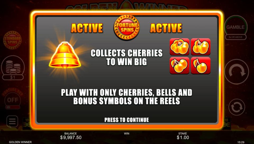 Golden Winner slot Fortune Spins