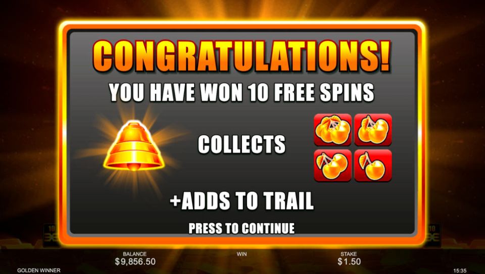 Golden Winner slot Free spins