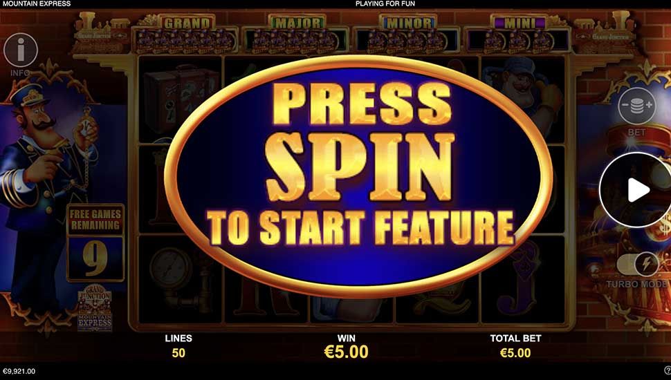 Grand Junction Mountain Express slot free spins