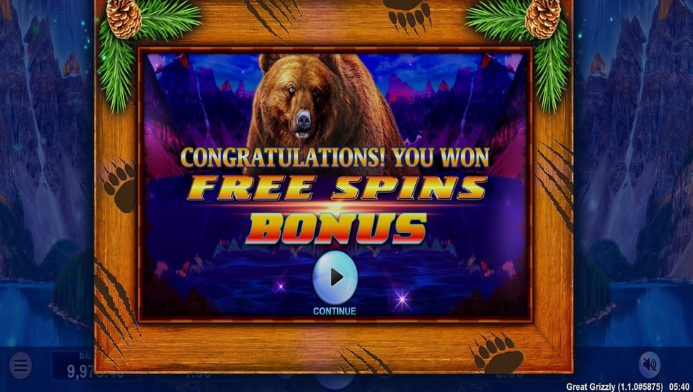 Great Grizzly Slot - Free Spins
