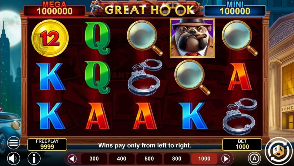 great hook hold and win slot