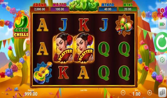 Green Chilli Hold and Win