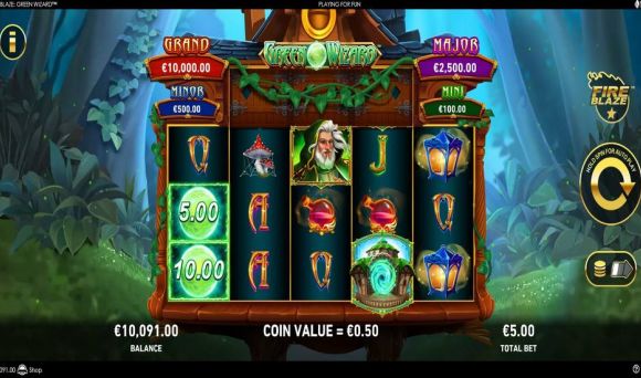 Green Wizard Fire Blaze Classics 