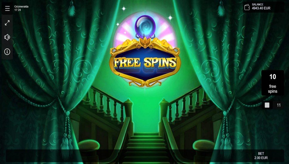 Grizmeralda slot free spins
