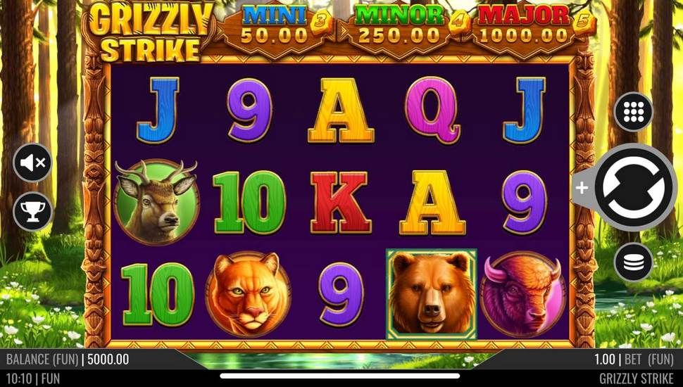 Grizzly strike hold and win slot mobile