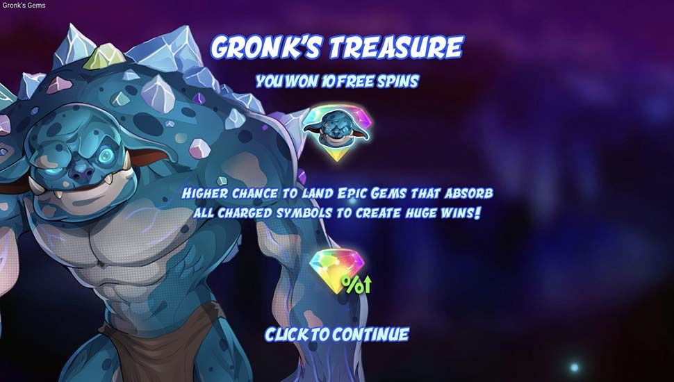 Gronk s Gems slot Gronk s Treasure