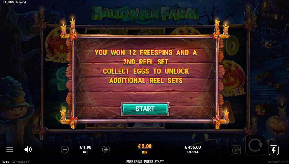 Halloween Farm slot free spins