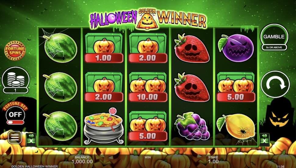 Halloween Golden Winner slot Gameplay