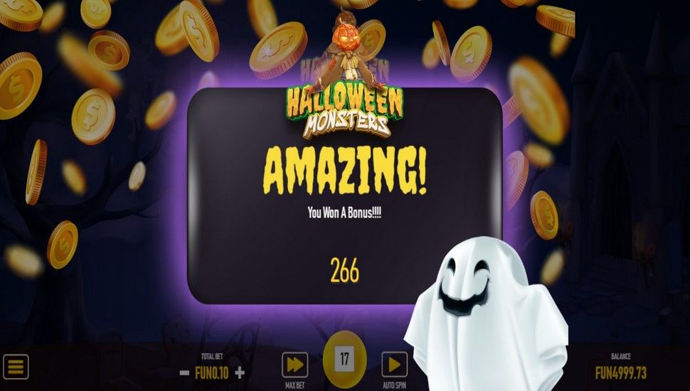 Halloween Monsters Slot - Bonus