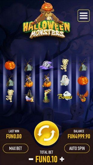 Halloween Monsters Slot Mobile