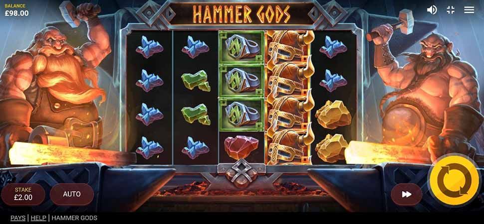 Hammer Gods slot mobile