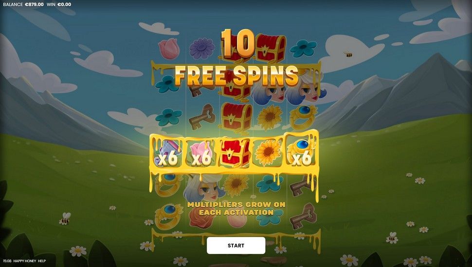 Happy Honey slot free spins