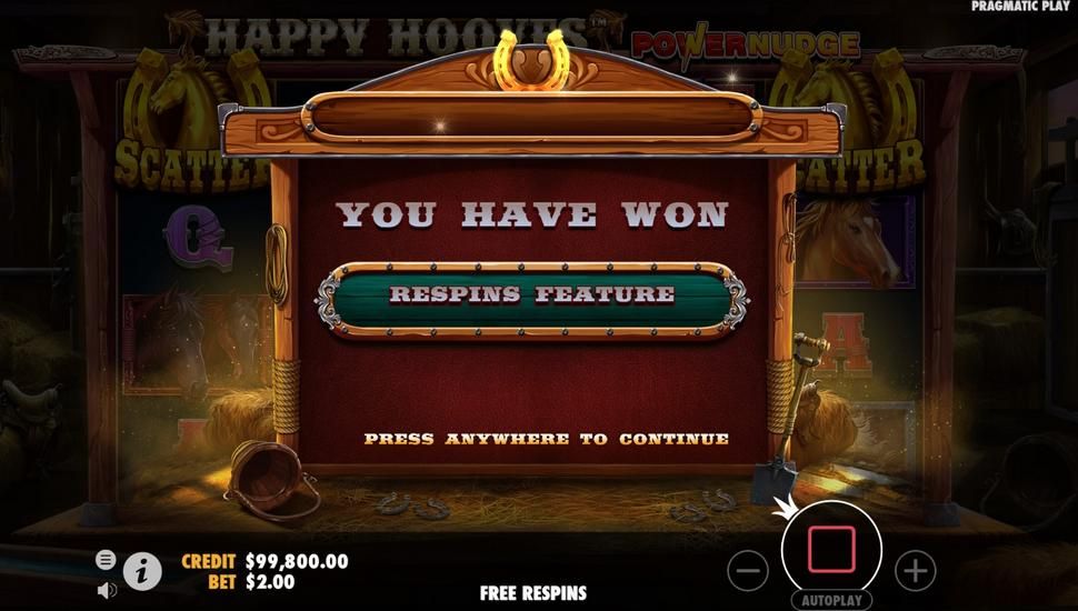 Happy Hooves Slot - Respins