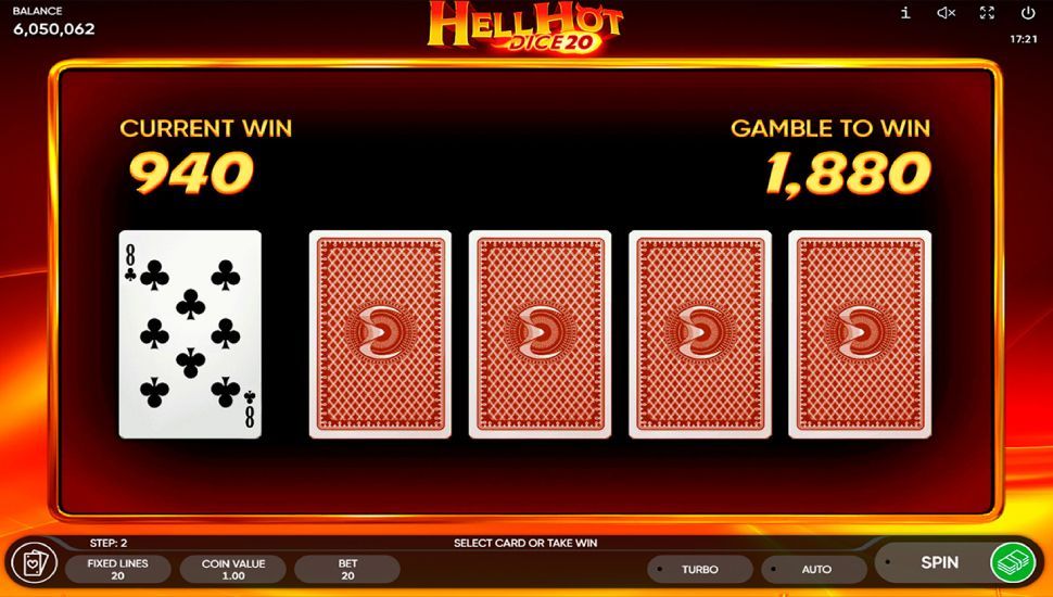 Hell Hot Dice 20 slot - feature