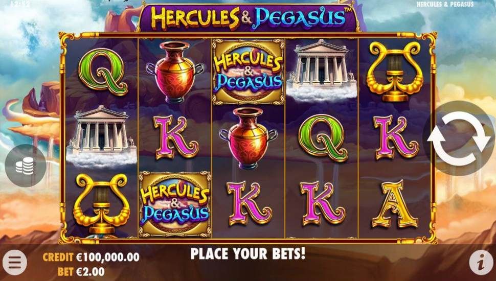 Hercules and Pegasus Slot Mobile