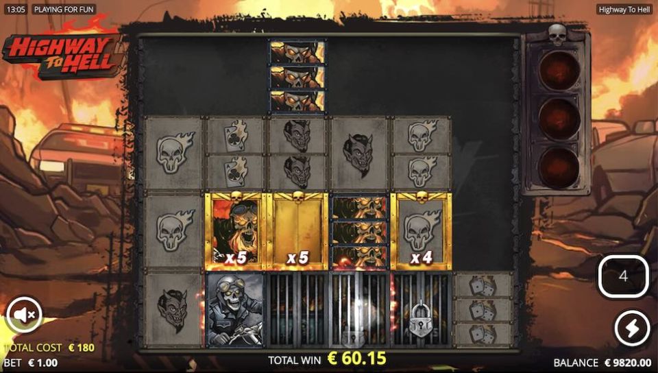 Highway to Hell slot Avasplit Effect