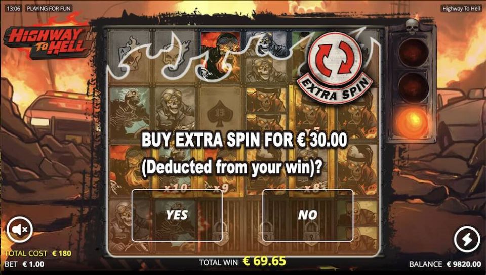 Highway to Hell slot Extra Spin
