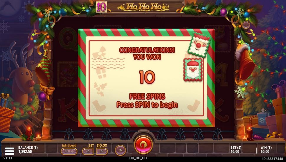Ho Ho Ho Slot - Free Spins