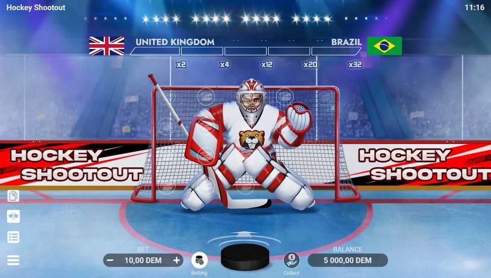 Hockey Shootout instant game gameplay