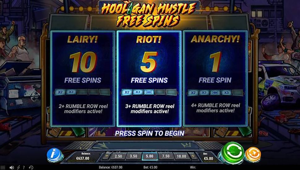 Hooligan Hustle Slot - free spins