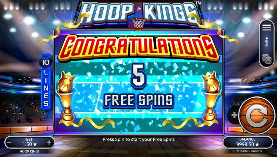 Hoop Kings slot free spins