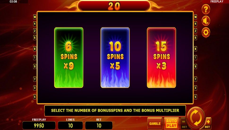 Hot Choice Deluxe Slot - Free Spins