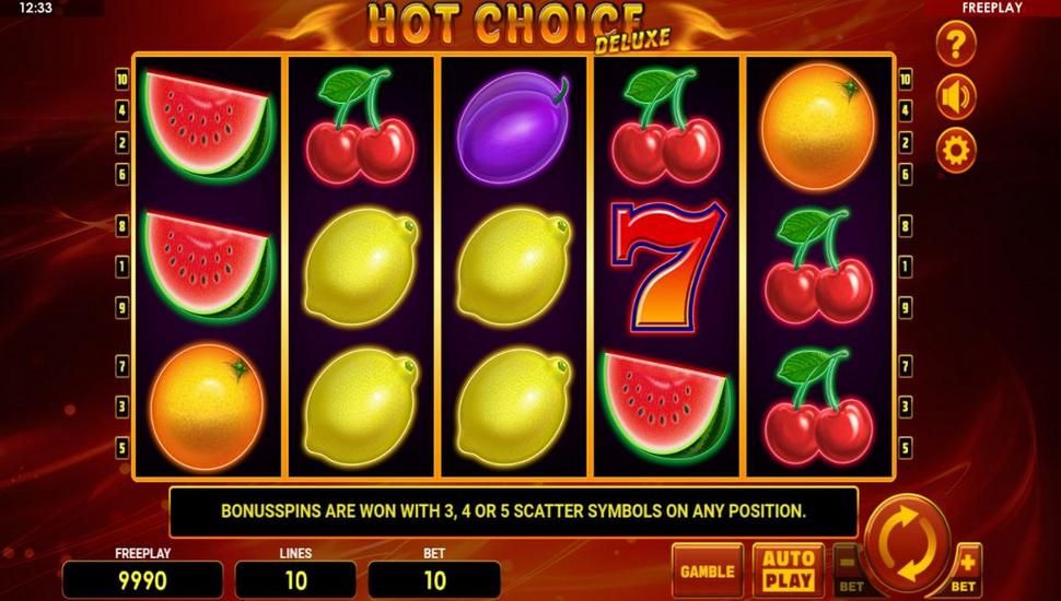 Hot Choice Deluxe Slot Mobile
