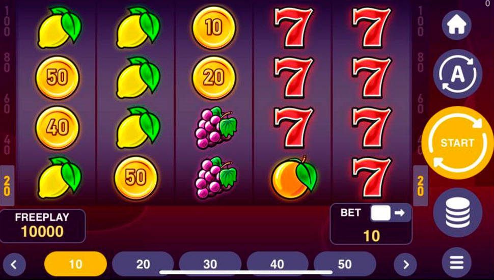 Hot Coins & Fruits 100 slot mobile
