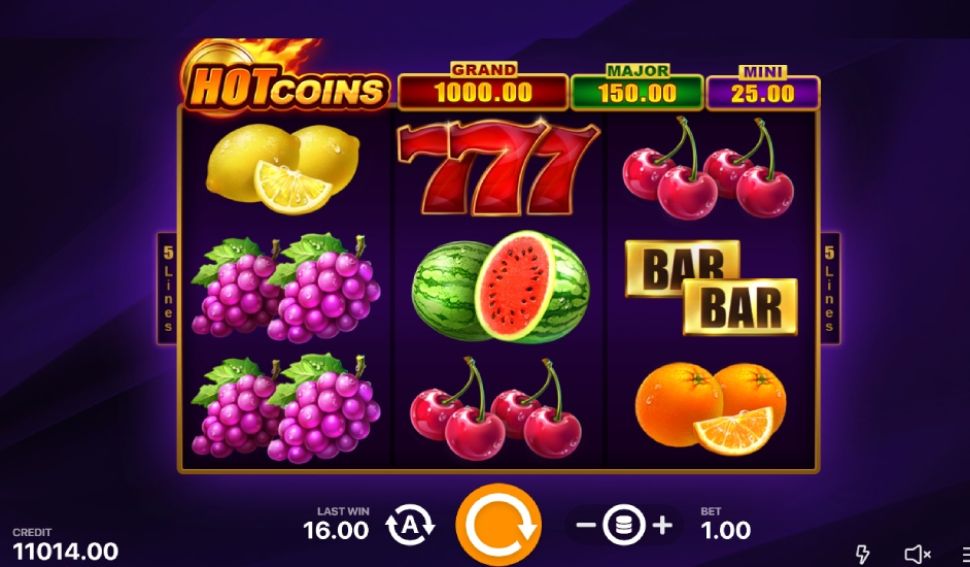 Hot Coins Hold and Win 