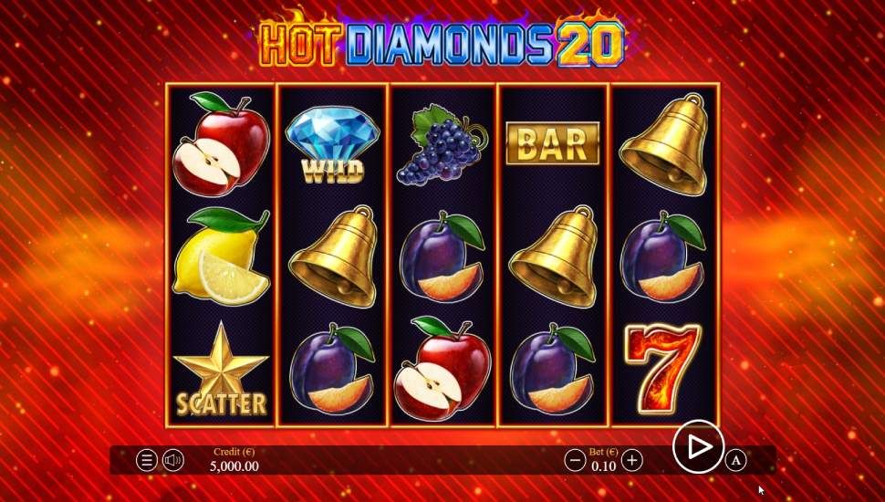 Hot Diamonds 20 slot - gameplay