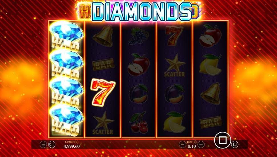 Hot Diamonds 40 slot - feature
