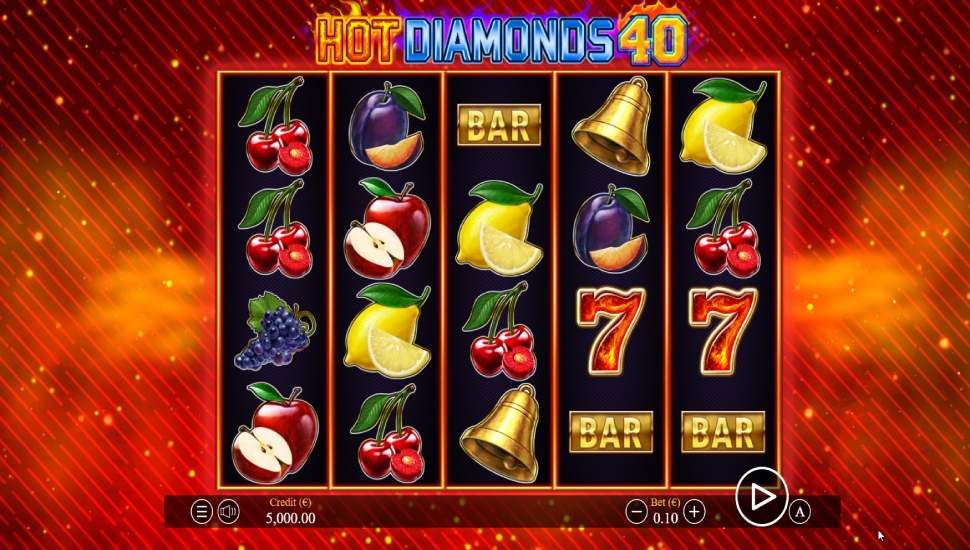 Hot Diamonds 40 slot - gameplay