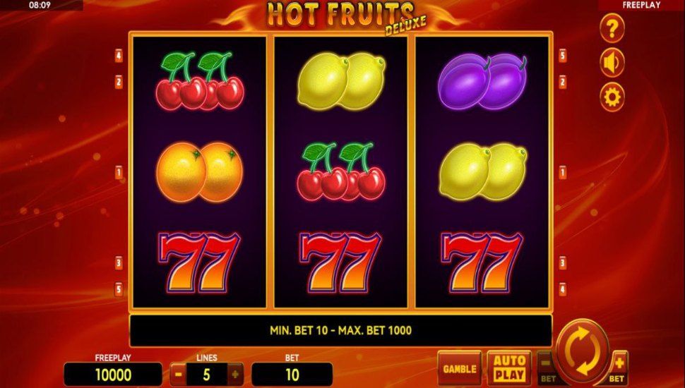 Hot fruits deluxe slot mobile