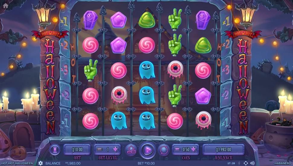 Hot Hot Halloween slot gameplay