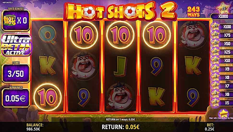 Hot Shots 2 slot Ultra Bet