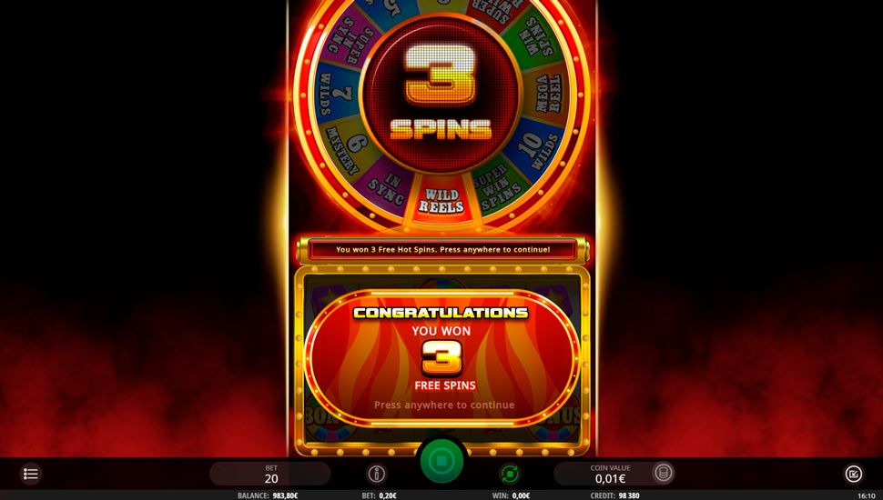 Hot Spin Dice slot free spins