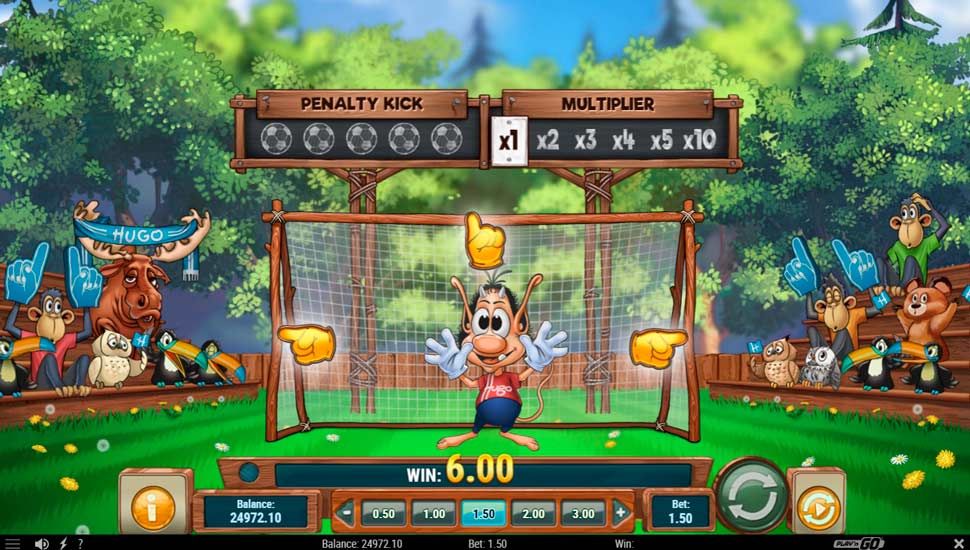 Hugo goal slot Penalty Shoot-Out
