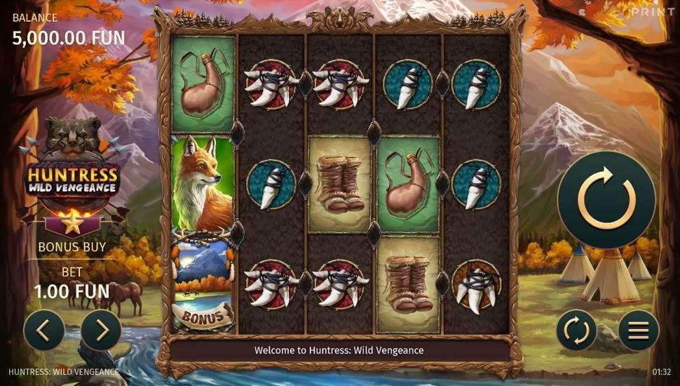 Huntress Wild Vengeance Slot Mobile