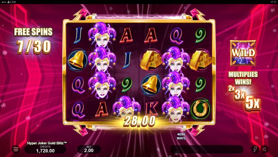 Hyper Joker Gold Blitz slot Free spins